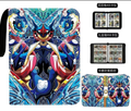 Ash-Greninja Printed PU Zipper Card Binder, 4-Pocket / 9-Pocket Trading Card Album Holds 400/900 Cards for Pokemon TCG