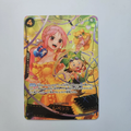 Fan Made Dressrosa Rebecca Holographic Anime Trading Card