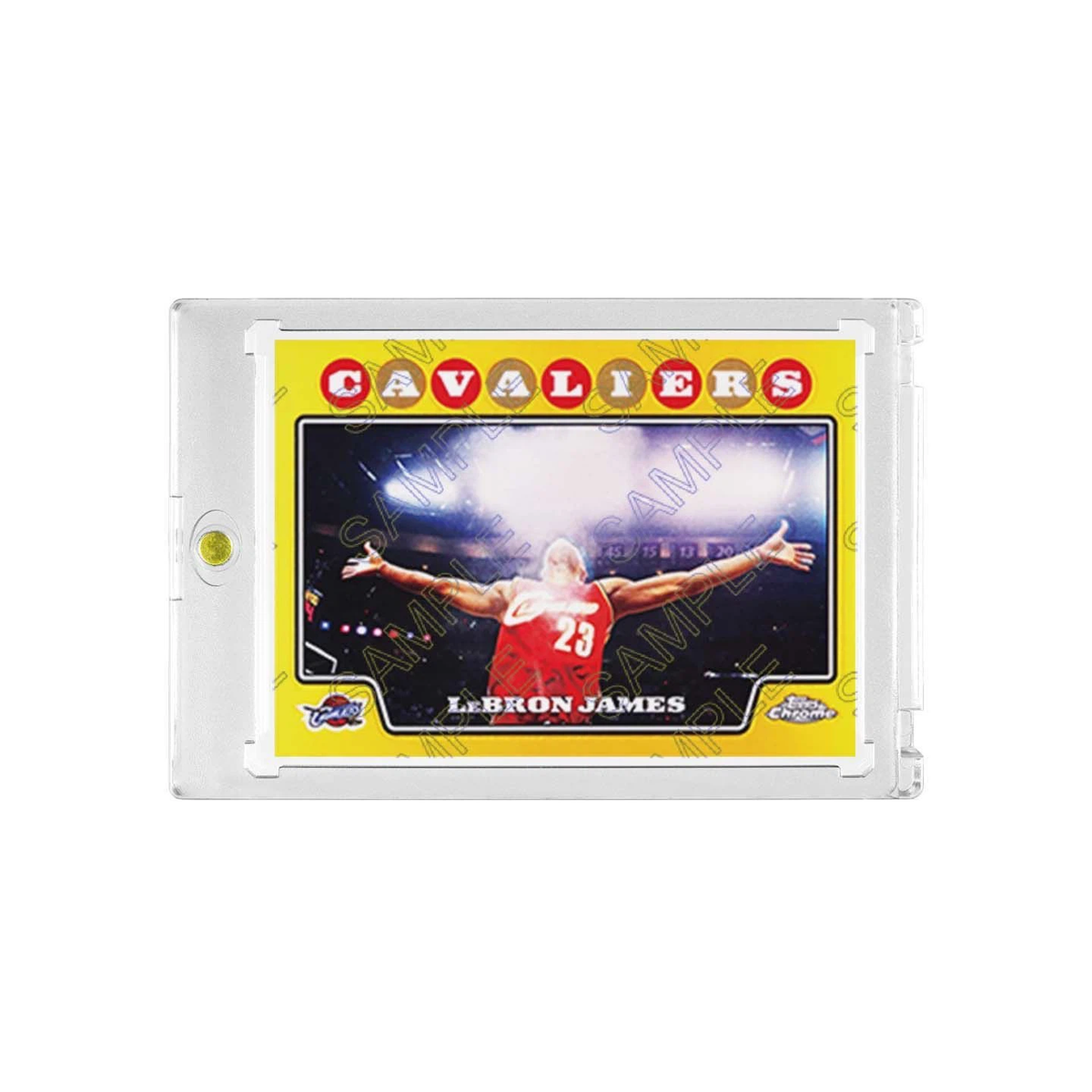 Cavaliers LeBron James Vintage Chrome Basketball Card with Display Case