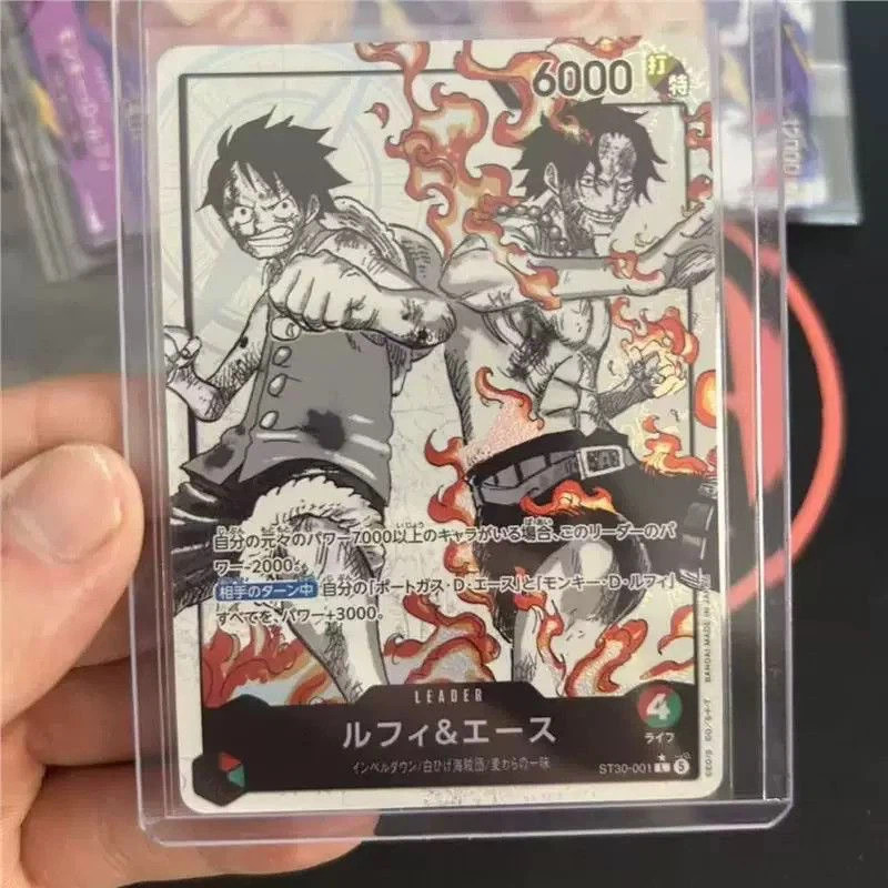 Fan Made Luffy Ace Manga Style Collectible Card